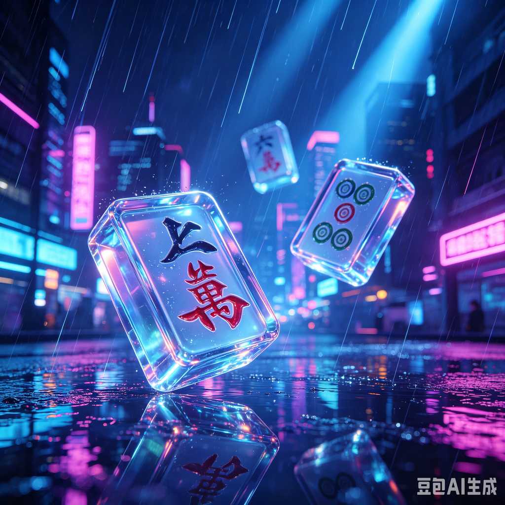 simple text mahjong tiles